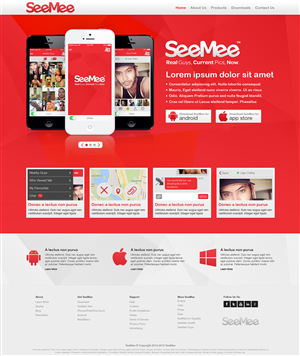 Web Design by Latest Design Ideas for SeeMee Social Pty Ltd | Design: #3346494