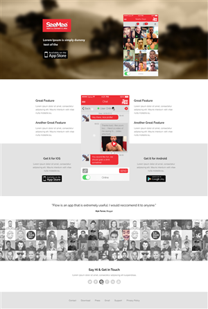 Web Design by Design Dude for SeeMee Social Pty Ltd | Design #3354204