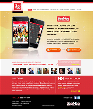 Web Design by Bright Star for SeeMee Social Pty Ltd | Design: #3305057
