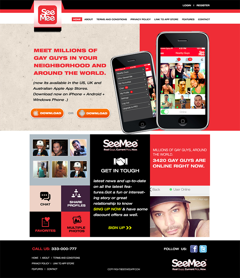 Web-Design von Bright Star für SeeMee Social Pty Ltd | Design #3367254