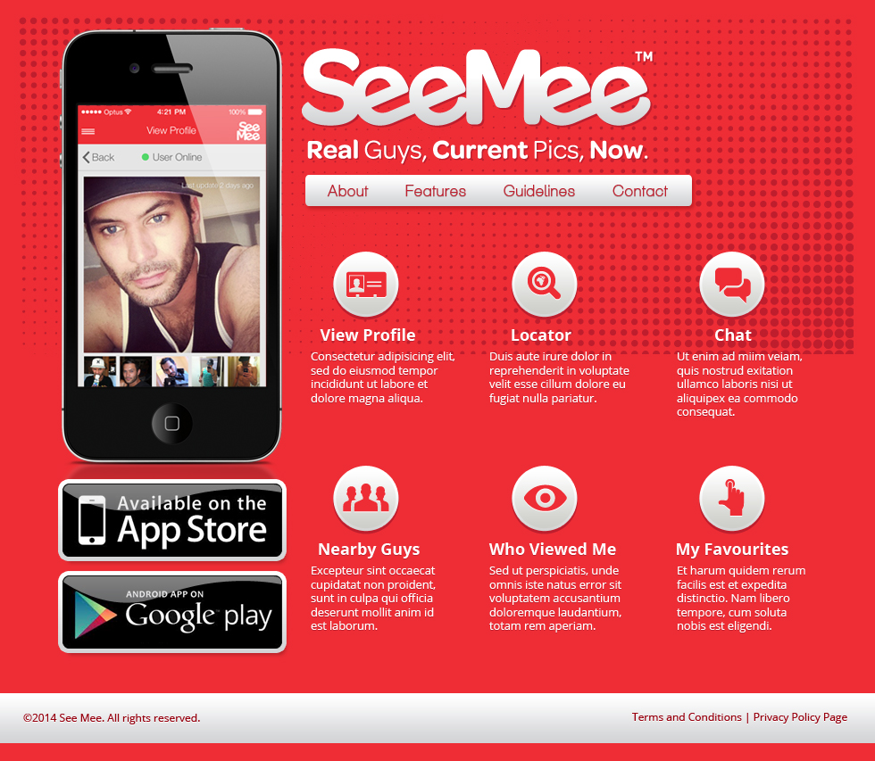 Web Design by jeckx2 for SeeMee Social Pty Ltd | Design #3367964