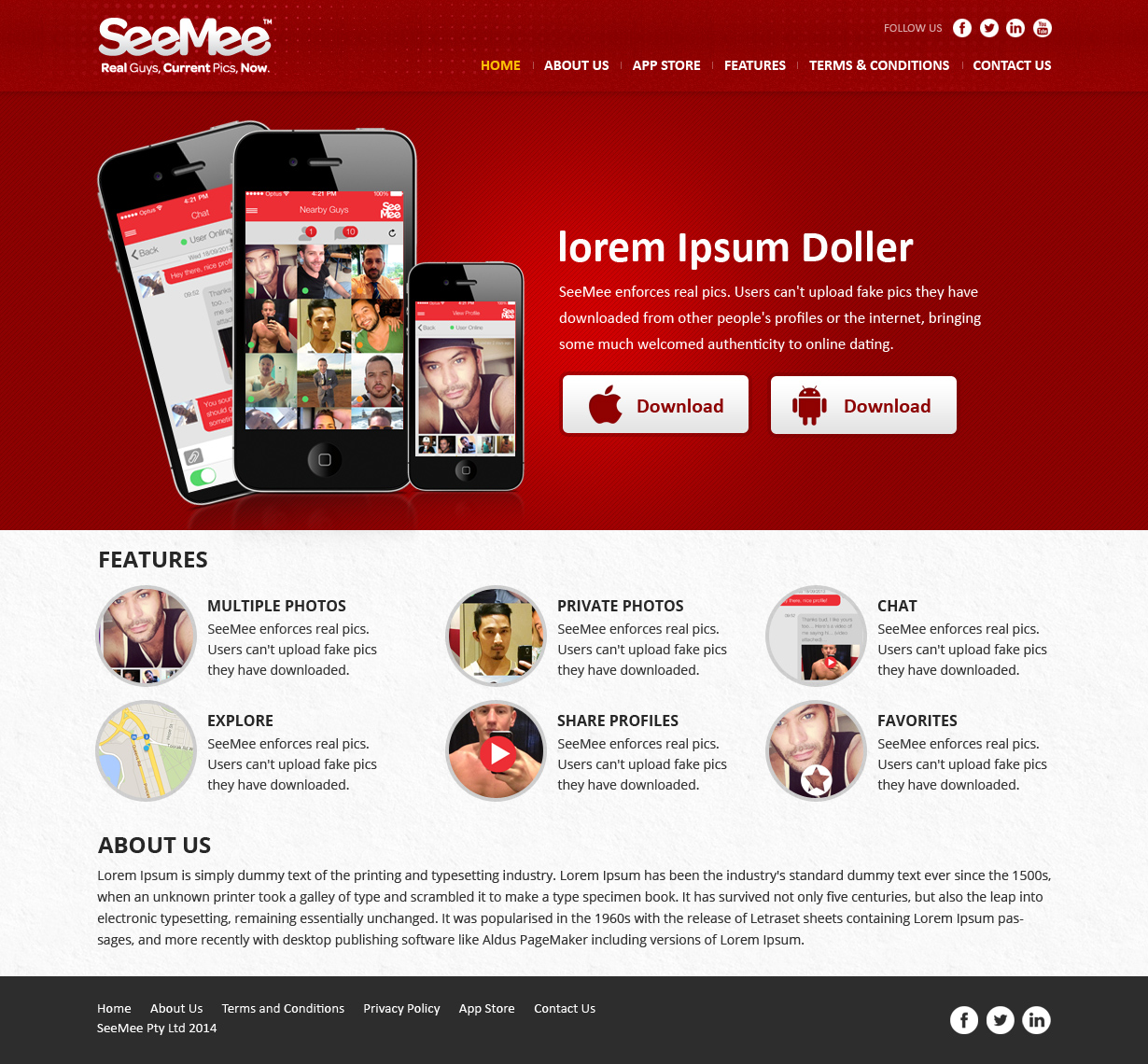 Web Design by Brajpal Freelance Website Designer for SeeMee Social Pty Ltd | Design #3299902