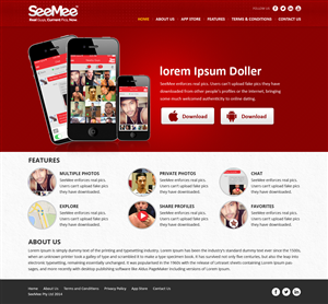 Web Design by Brajpal Freelance Website Designer for SeeMee Social Pty Ltd | Design: #3299902