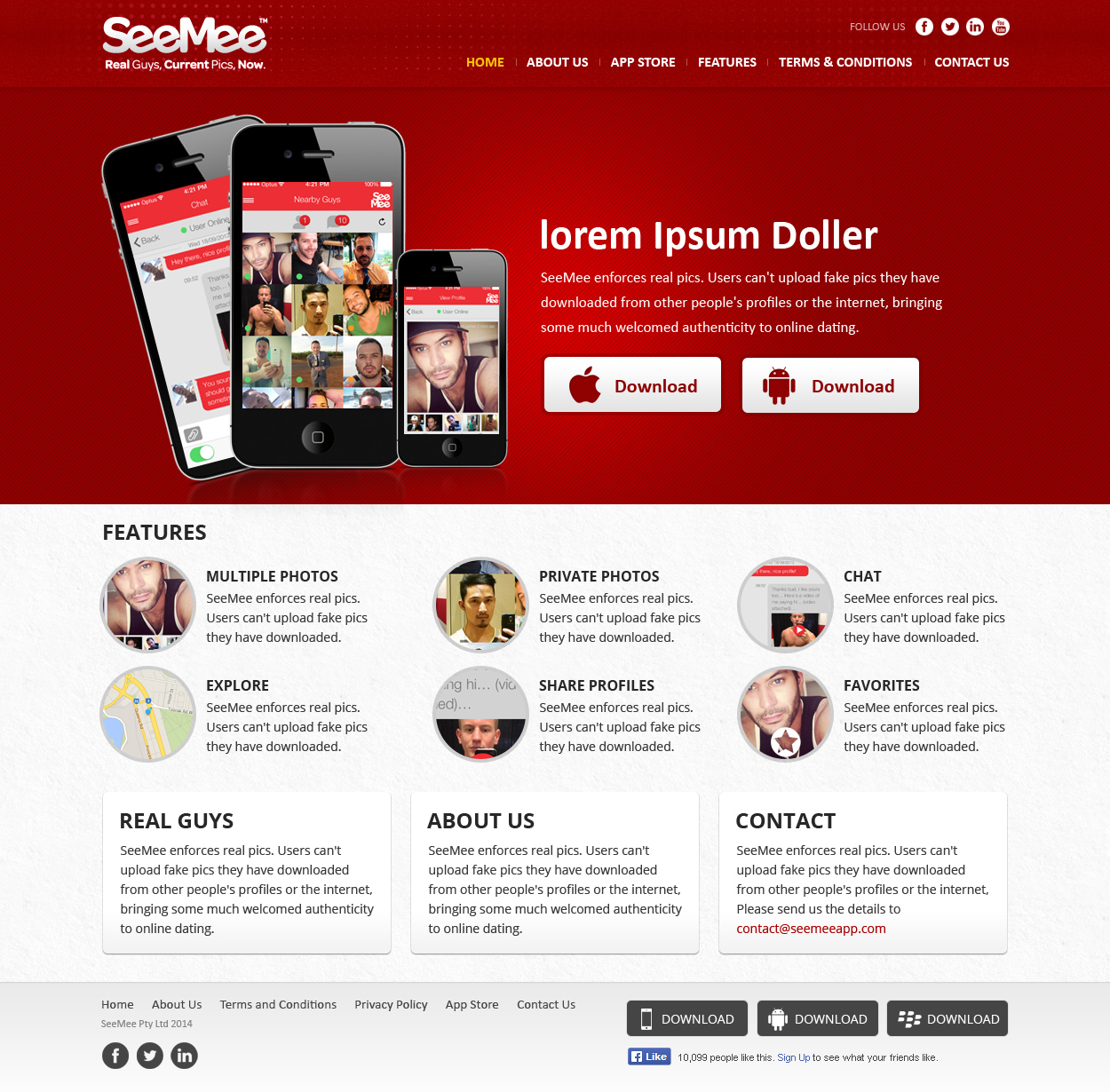 Web Design by Brajpal Freelance Website Designer for SeeMee Social Pty Ltd | Design: #3299992