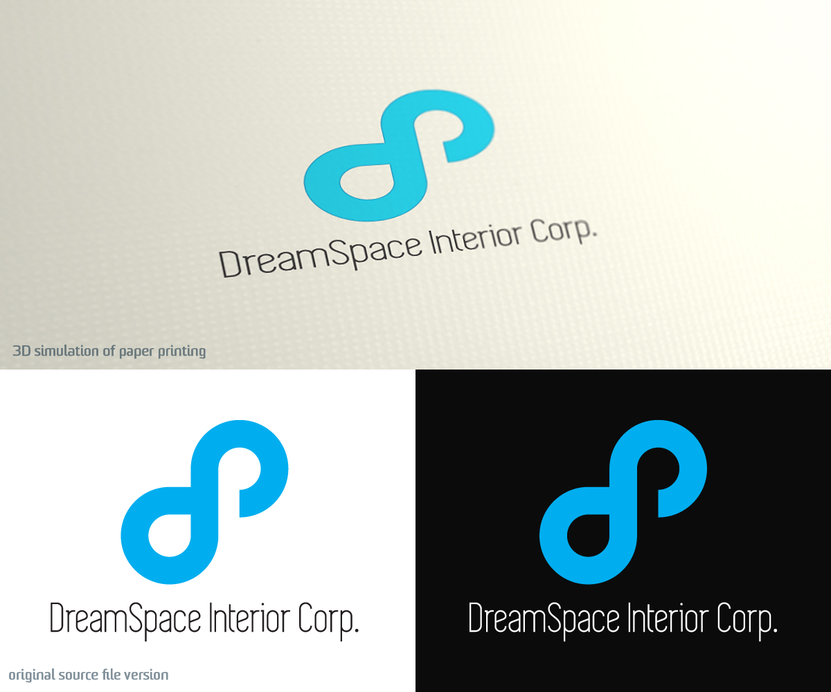 Logo Design by Anthony for DreamSpace Interiors Corp. | Design #3324595