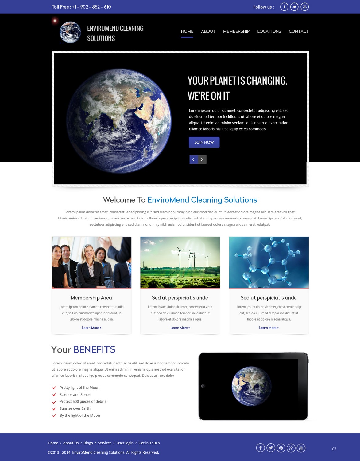 Web-Design von pb für EnviroMend Cleaning Solutions | Design: #5164917