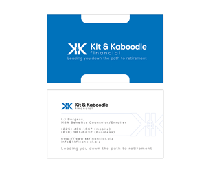 Business Card Design by Sandaru for Kit & Kaboodle Financial | Design: #3291819