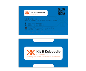 Business Card Design by Sandaru for Kit & Kaboodle Financial | Design: #3296858