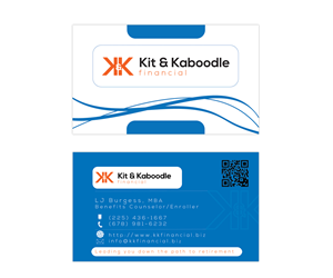 Business Card Design by Sandaru for Kit & Kaboodle Financial | Design: #3300686