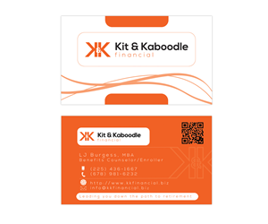 Business Card Design by Sandaru for Kit & Kaboodle Financial | Design: #3300838