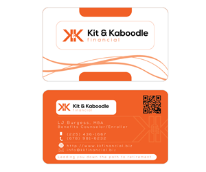 Business Card Design by Sandaru for Kit & Kaboodle Financial | Design: #3301009