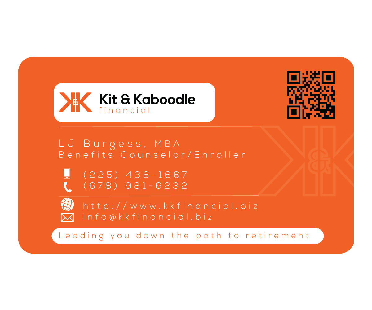 Business Card Design by Sandaru for Kit & Kaboodle Financial | Design #3310839