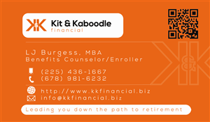 Business Card Design by Sandaru for Kit & Kaboodle Financial | Design: #3317868