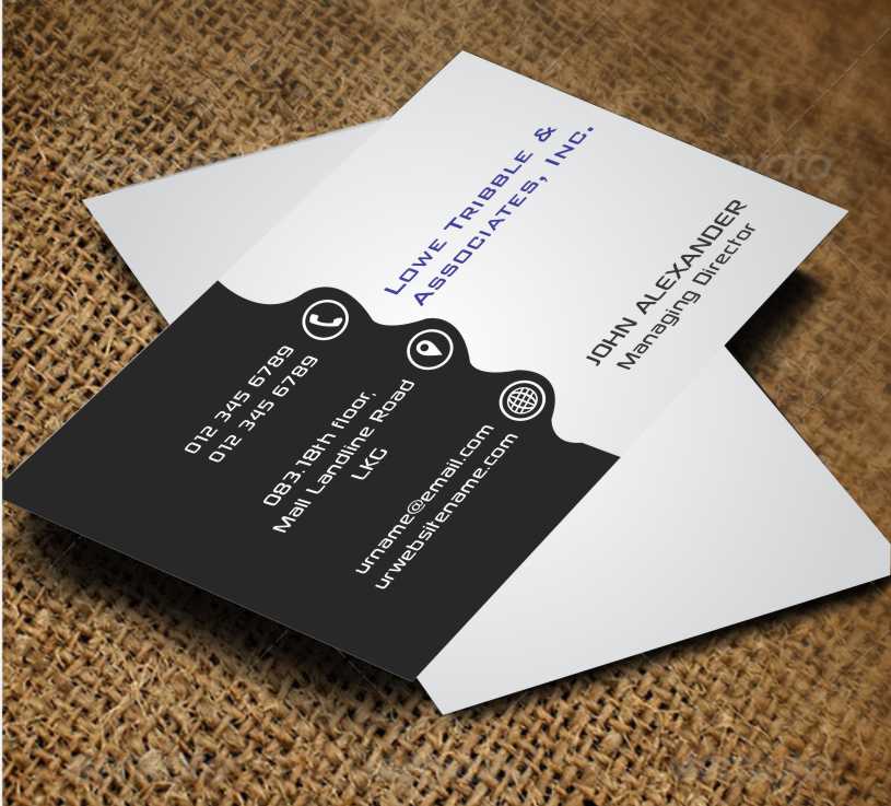 Business Card Design by AwsomeD for Lowe Tribble & Associates, Inc. | Design #3326350