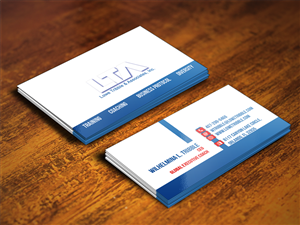 Business card design/logo/website name  | Diseño de Tarjeta de Presentación por Sajin