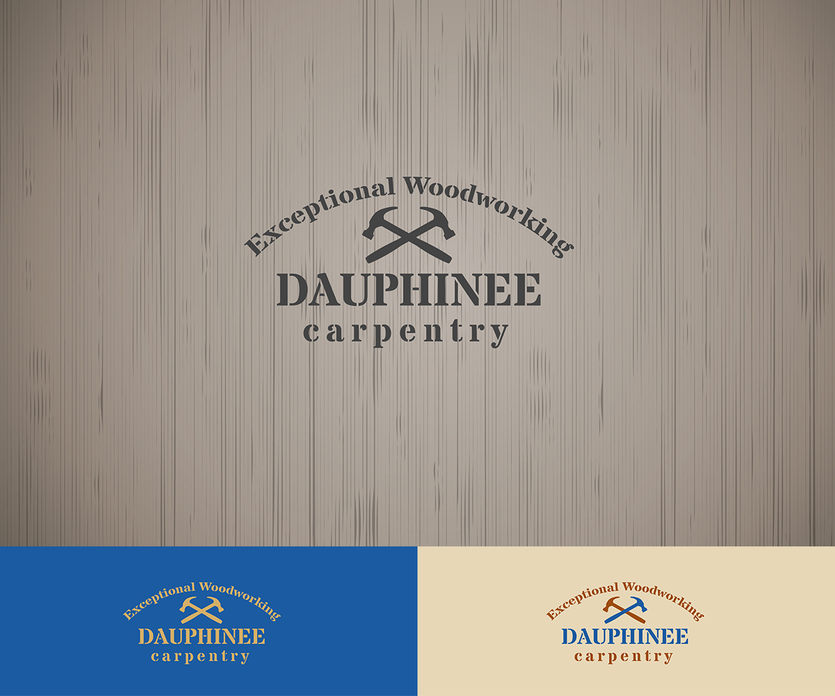 Diseño de Logo por karolin para Dauphinee Carpentry | Diseño #3307619