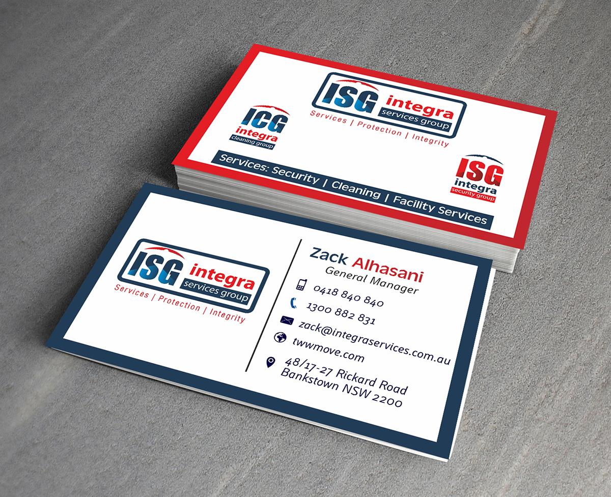 Business Card Design by alkesh thakkar for ESS Security | Design #3292903