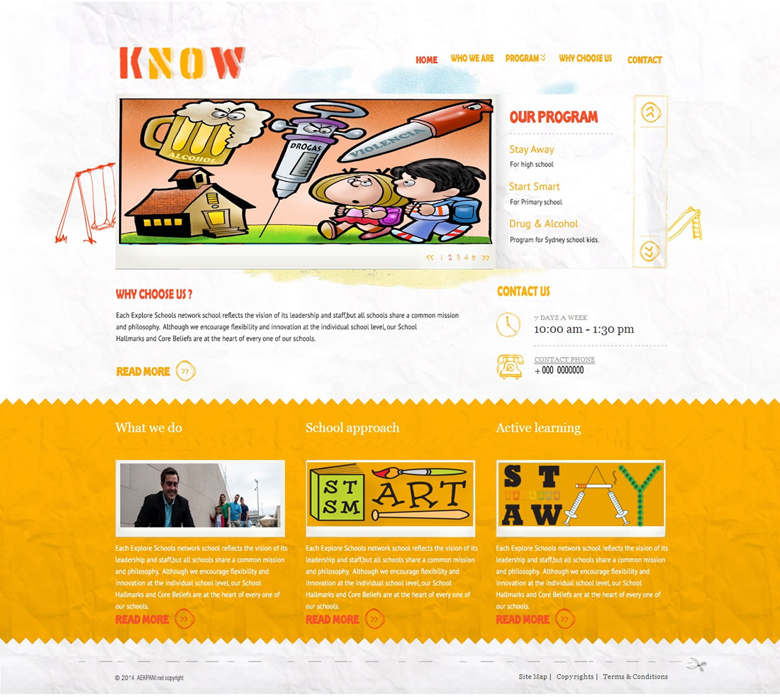 Web Design by Shoaib Abbasi for Know Now Education | Design #3345449