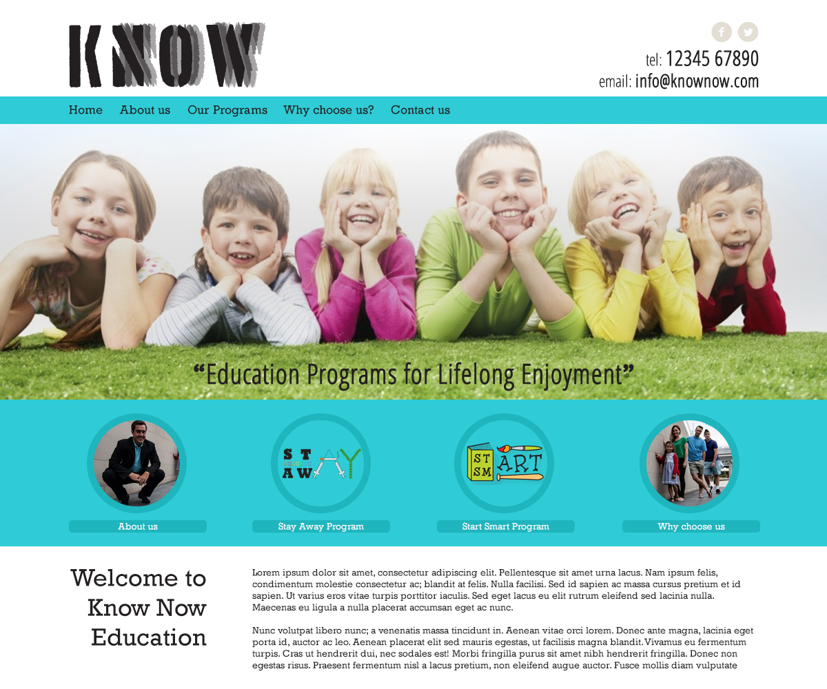 Web Design by Design Depository for Know Now Education | Design #3345210