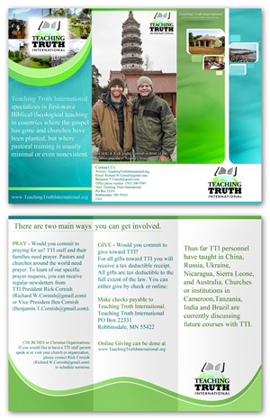 Brochure Design by azakdesigns for this project | Design: #823595