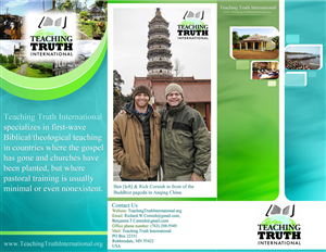 Brochure Design by azakdesigns for this project | Design: #825450