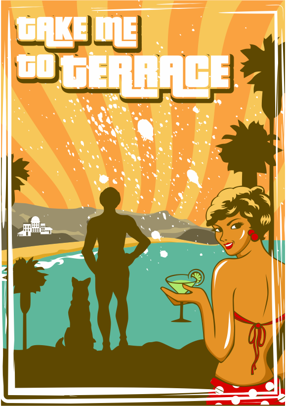 Poster-Design von yuliART für shopontheTerrace.com | Design #3365887