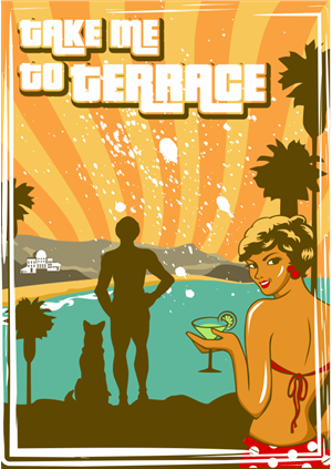 Diseño de Póster por yuliART para shopontheTerrace.com | Diseño: #3365887