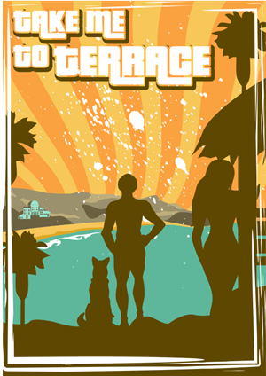 Create cool iconic vintage style  California poster art  for Assisted Living Community | Poster Design by yuliART