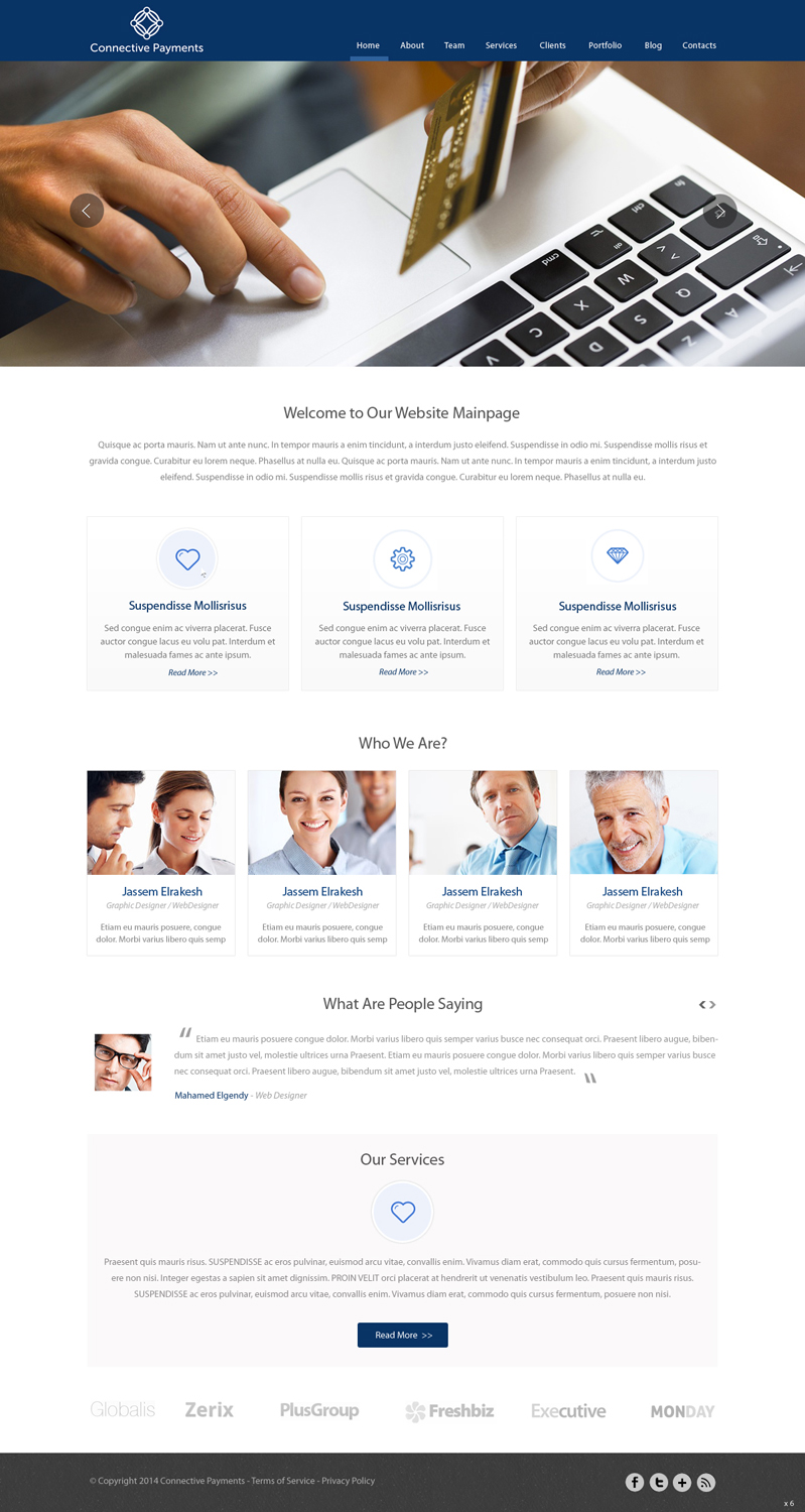 Web Design by pb for this project | Design #3399276