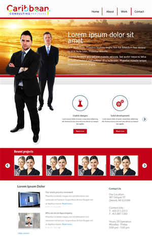 Web Design by Oulans for Caribbean Consulting Partners LLC | Design: #3434414