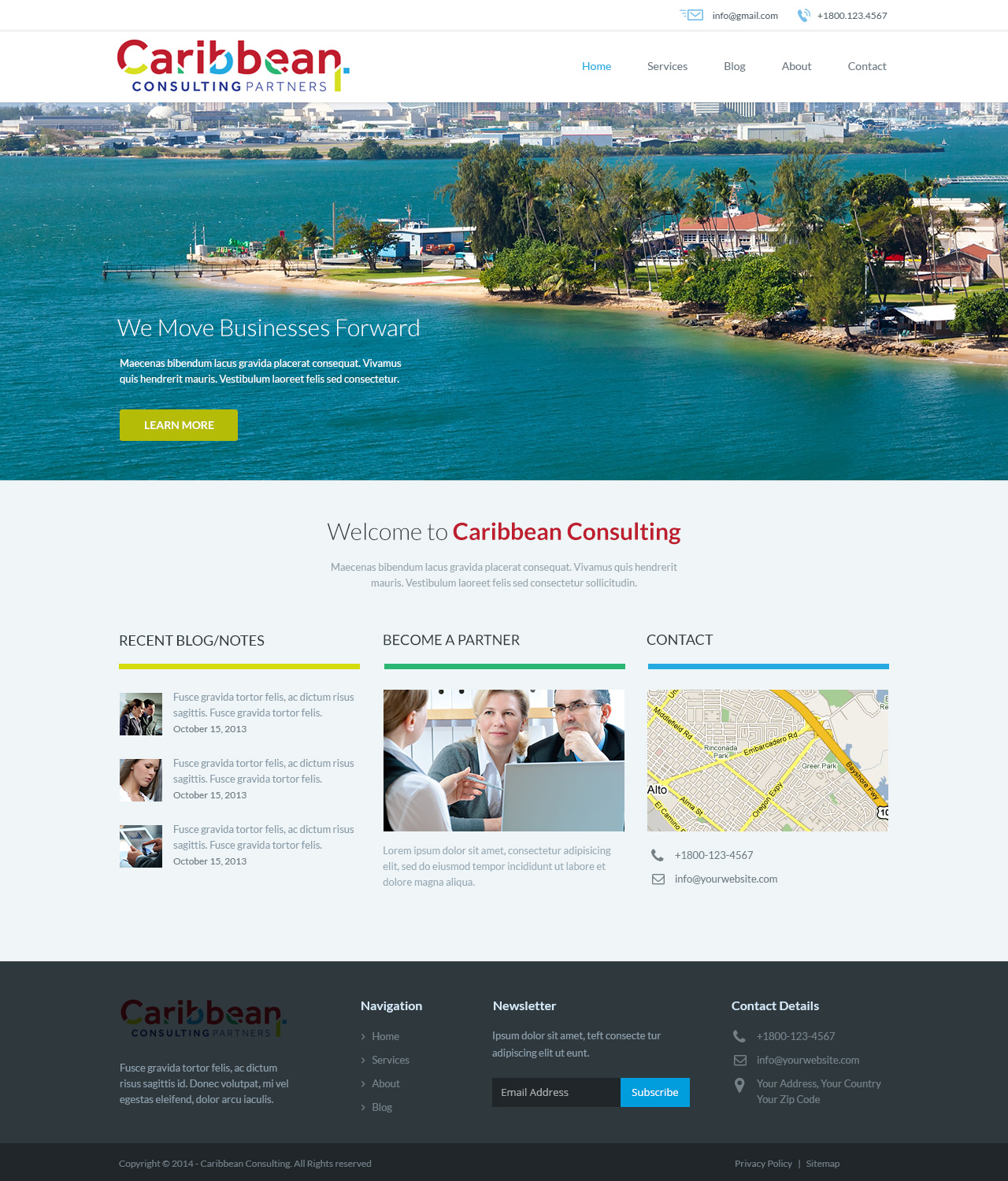 Web Design by Emmanuel for Caribbean Consulting Partners LLC | Design #3416867