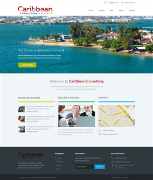 Web Design by Emmanuel for Caribbean Consulting Partners LLC | Design: #3416867