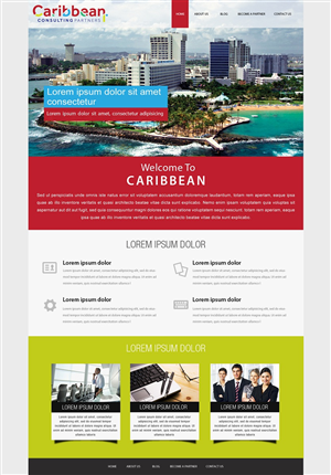 Web-Design von Kuldeepak für Caribbean Consulting Partners LLC | Design #3403422