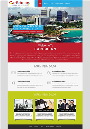 Web Design by Kuldeepak for Caribbean Consulting Partners LLC | Design: #3403429