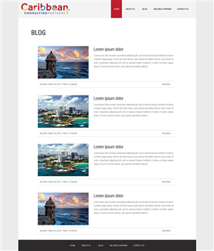 Web Design by Kuldeepak for Caribbean Consulting Partners LLC | Design: #3403441