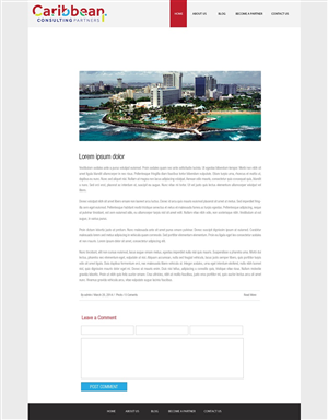 Web Design by Kuldeepak for Caribbean Consulting Partners LLC | Design: #3403451