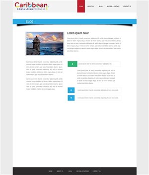Web Design by Kuldeepak for Caribbean Consulting Partners LLC | Design: #3436871