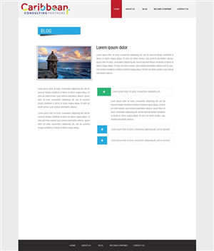 Web Design by Kuldeepak for Caribbean Consulting Partners LLC | Design: #3436876
