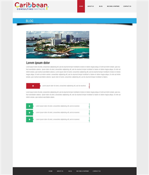 Web Design by Kuldeepak for Caribbean Consulting Partners LLC | Design: #3436881