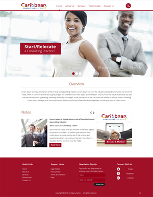 Web Design by pb for Caribbean Consulting Partners LLC | Design: #3382796
