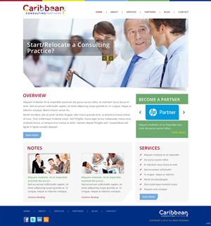 Web Design by pb for Caribbean Consulting Partners LLC | Design: #3382798