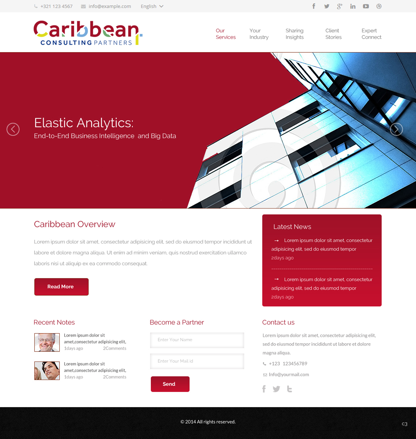 Web Design by pb for Caribbean Consulting Partners LLC | Design #3382801