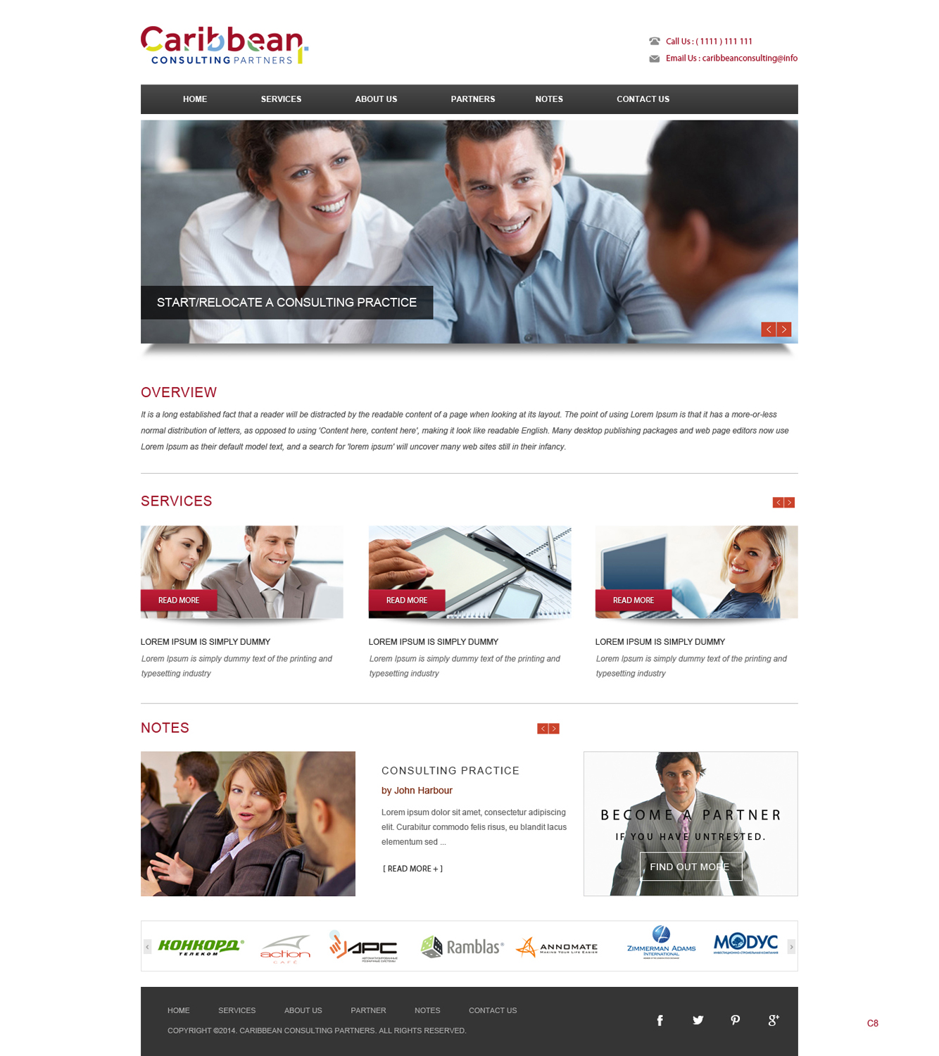 Web-Design von pb für Caribbean Consulting Partners LLC | Design #3387301