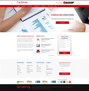 Web Design by WirePaper for Caribbean Consulting Partners LLC | Design: #3384065