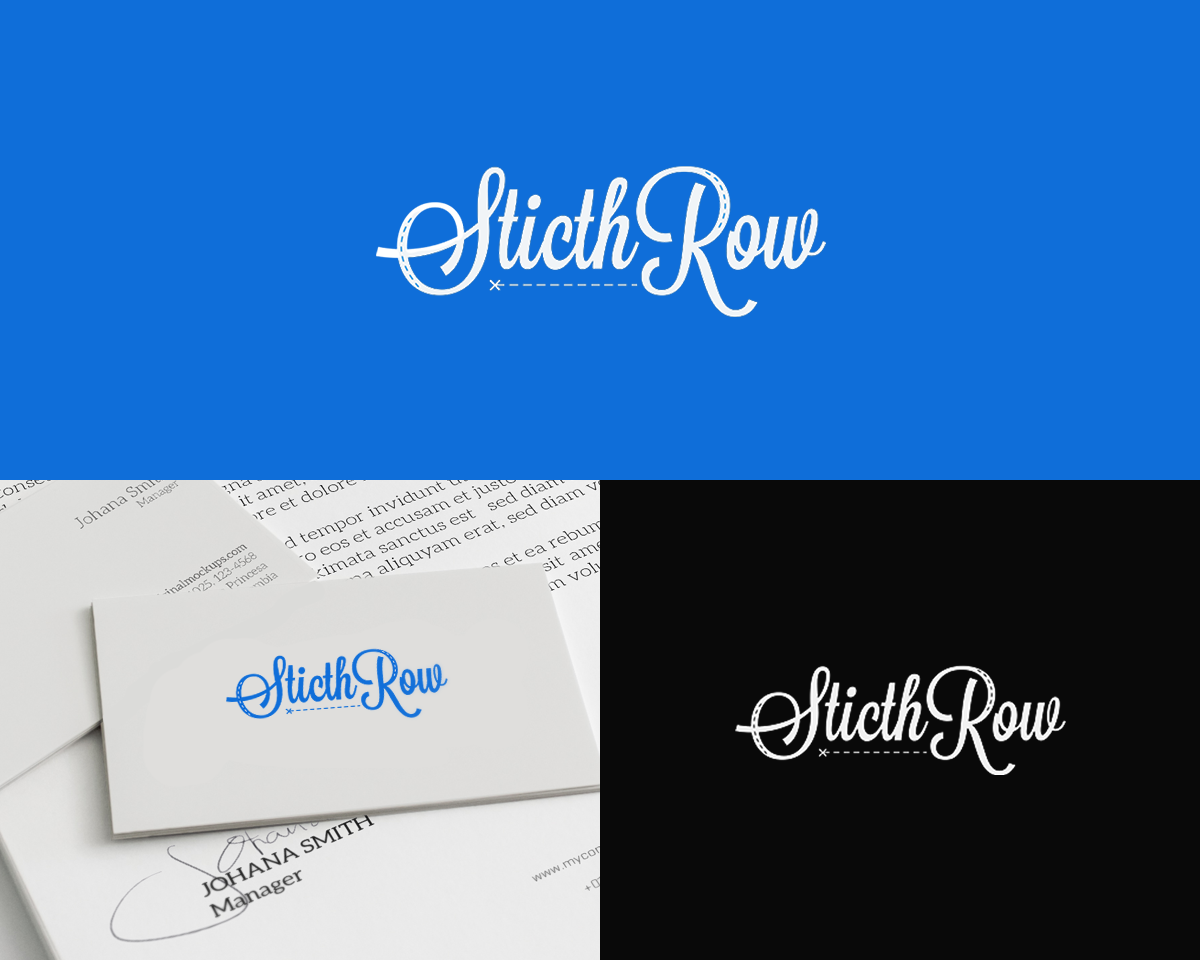 Design de Logo par jordyboy pour Stitch Row | Design #3295879