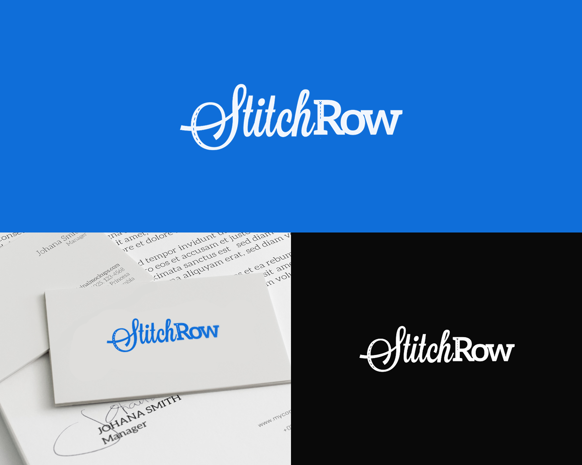 Logo Design by jordyboy for Stitch Row | Design #3301320