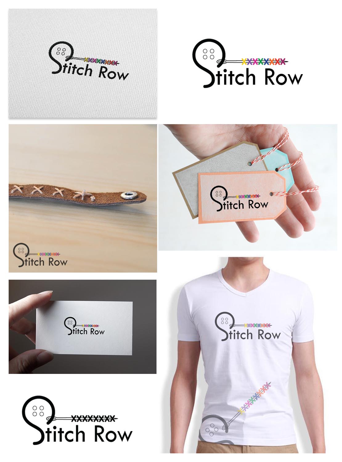 Logo Design by Gentle Spring Rain for Stitch Row | Design #3301827