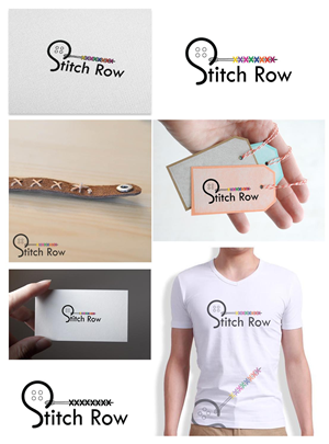 Logo Design by Gentle Spring Rain for Stitch Row | Design: #3301827