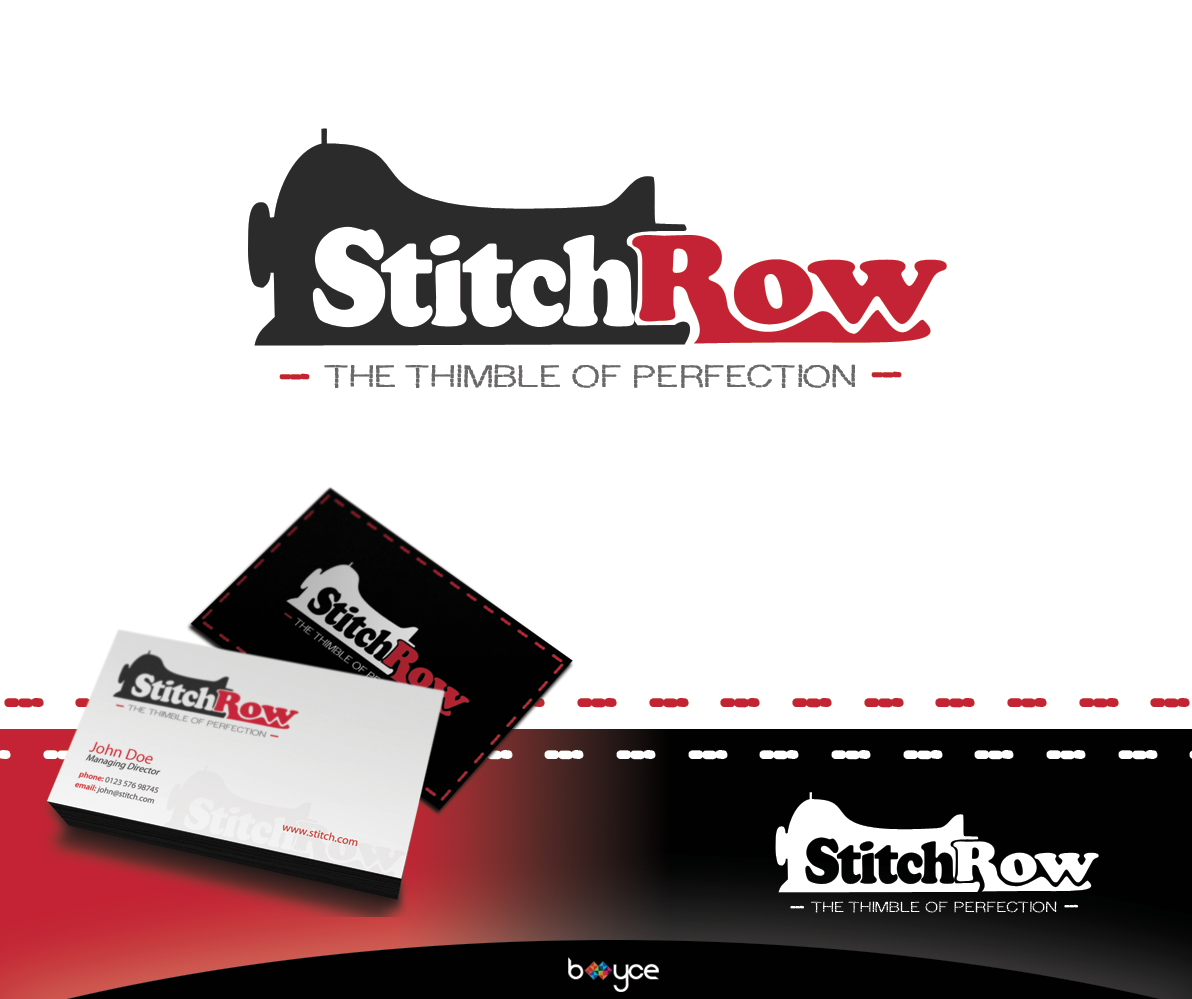 Logo Design by Boyce09 for Stitch Row | Design #3307438