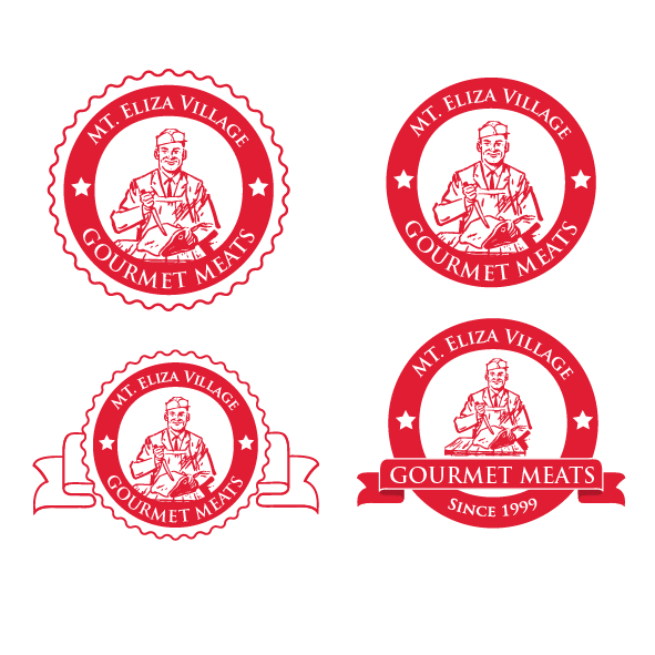 Logo Design by Buly for village gourmet meats | Design #3324995